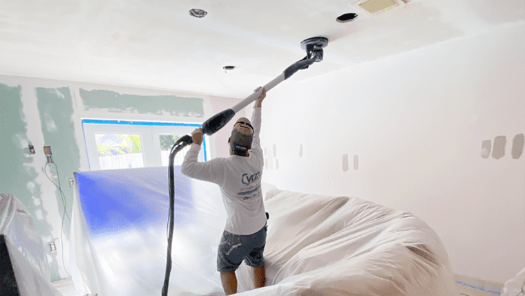 popcorn texture removal